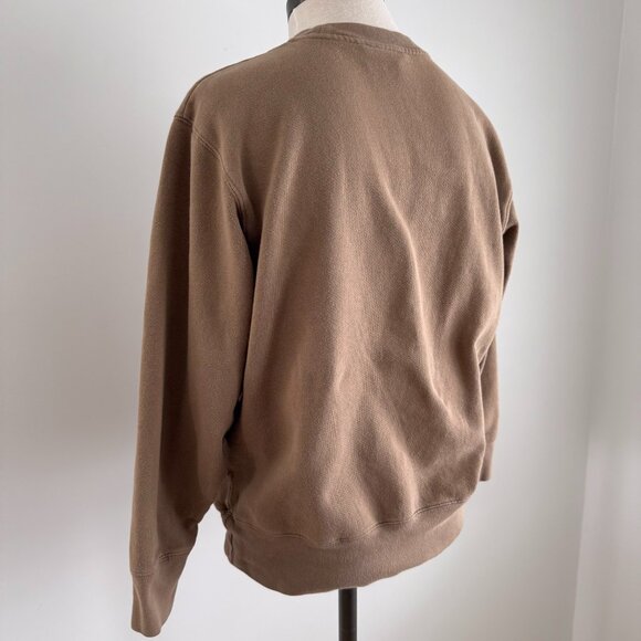 Aritzia Wilfred Free Tan Crewneck Sweatshirt Size XXS Oversized - Picture 3 of 8